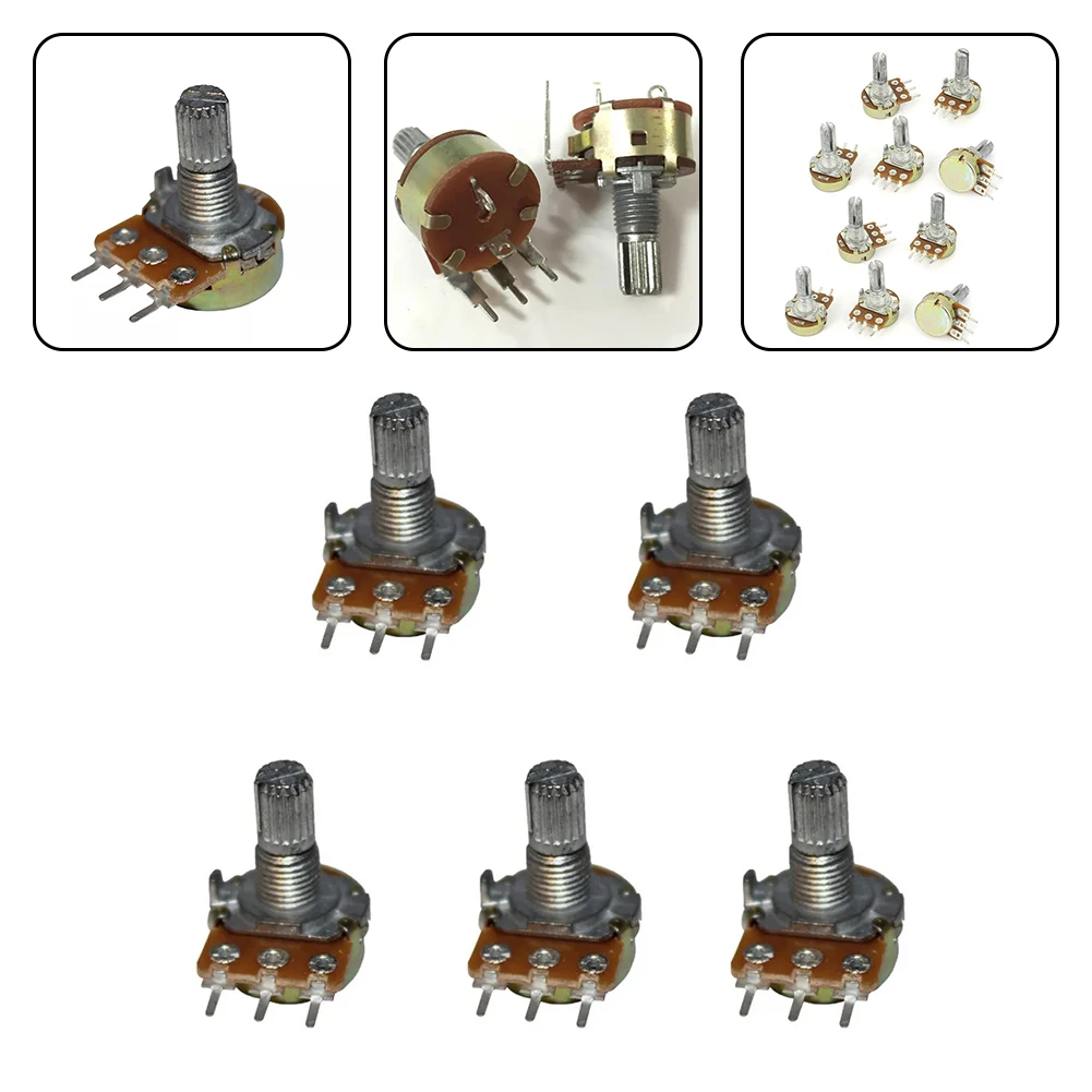 For Amplifiers 50K Potentiometer B50K Potentiometer For Amplifiers Carbon Film Potentiometer Metal Potentiometer