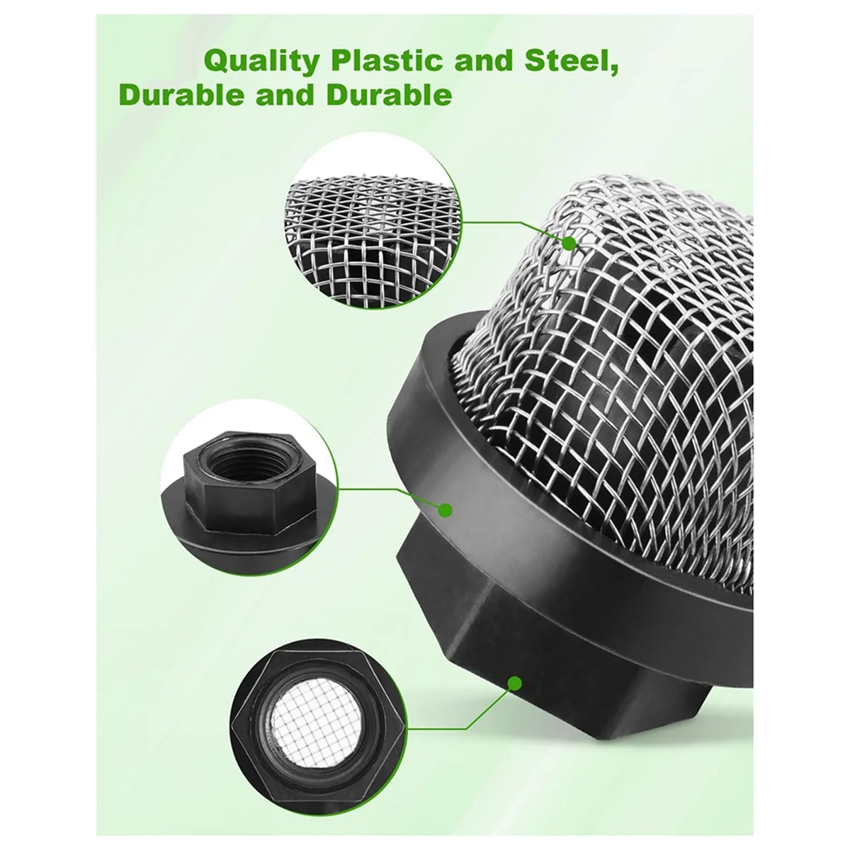 700805/700-805 Airless Paint Sprayer Air Inlet Filter Suitable for 3/4 Inch Threaded Inlet Filter Screen Suction Filter