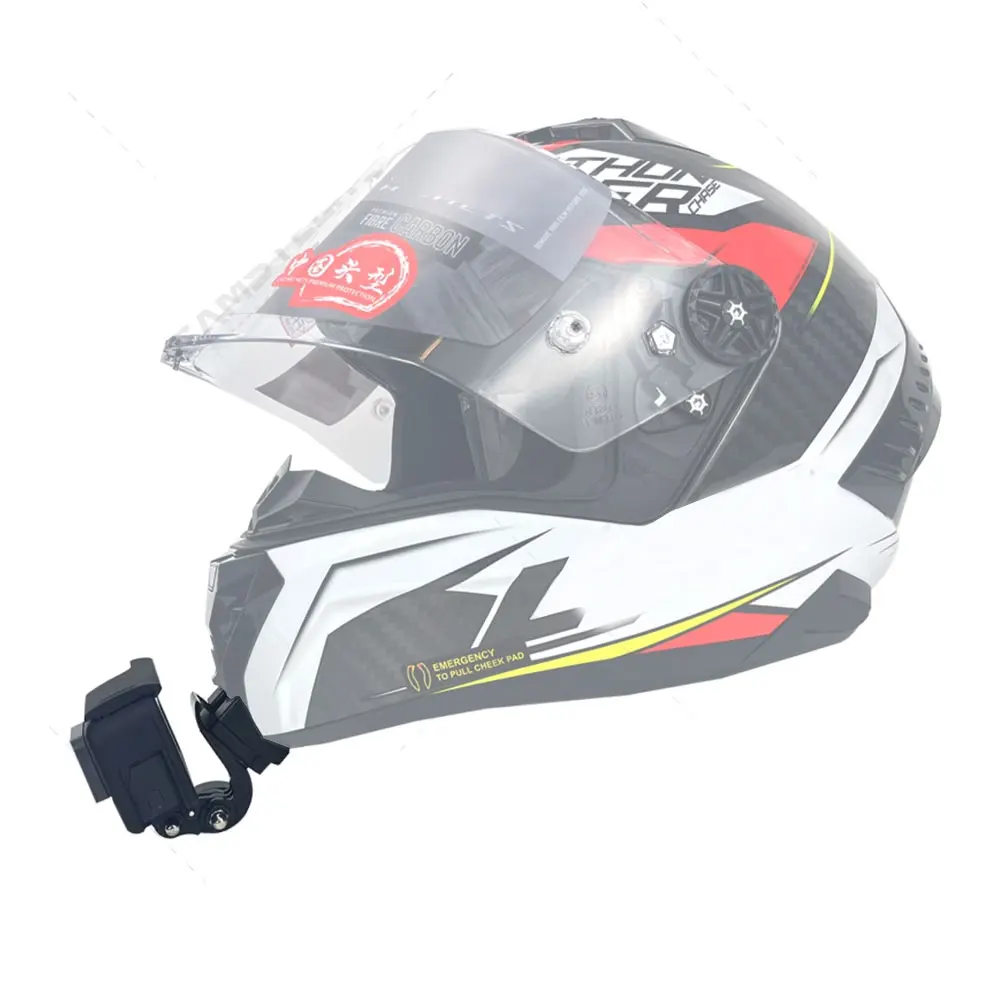 for LS2 FF805 Helmet Custom Aluminium Chin Mount for GoPro Hero13 12 11 Insta360 X4 Ace Pro DJI Action 4 5Pro Camera Accessories
