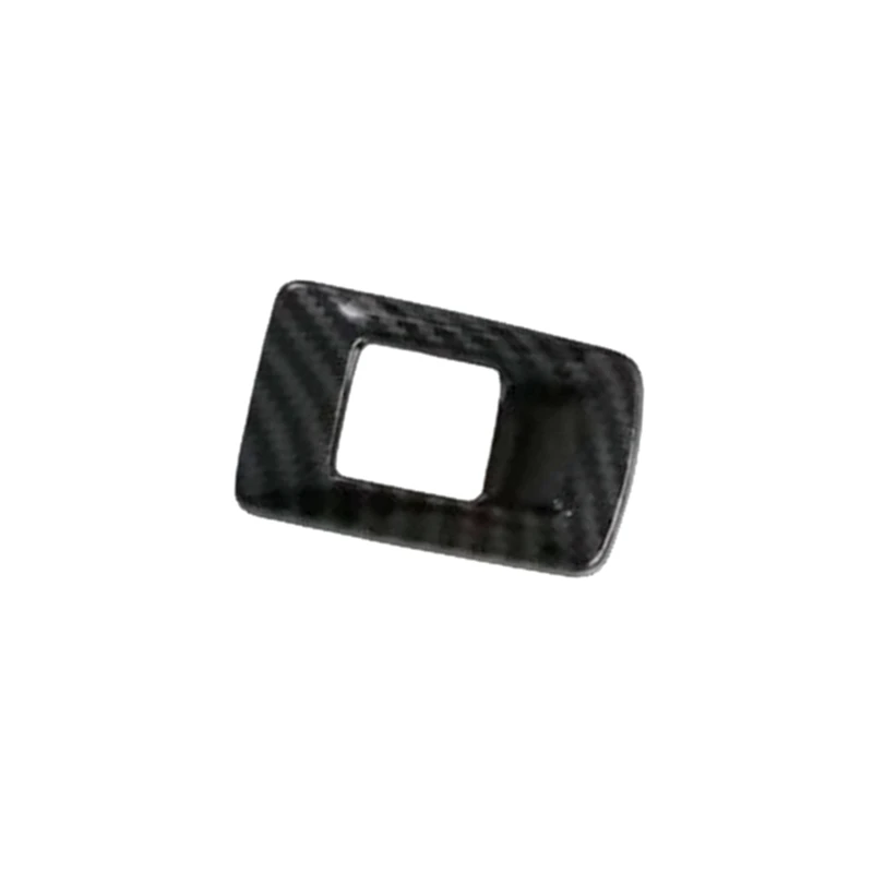 For BMW 5 Series G60 2024 Rear Trunk Button Switch Cover Trim Decoration Interior Accessories ABS Carbon Fiber Pattern