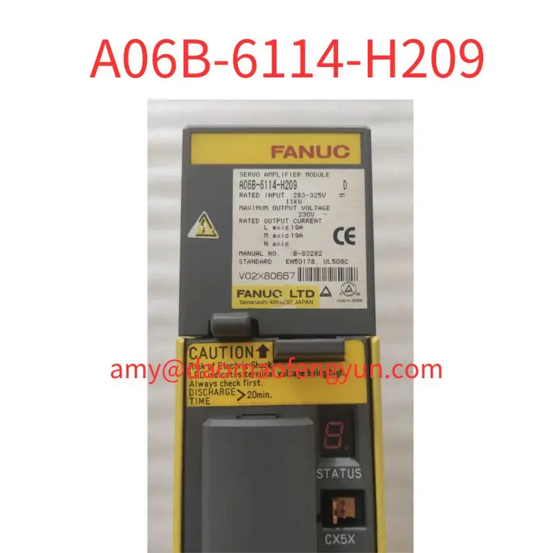 

Used A06B-6114-H209 Fanuc Drive tested ok A06B 6114 H209