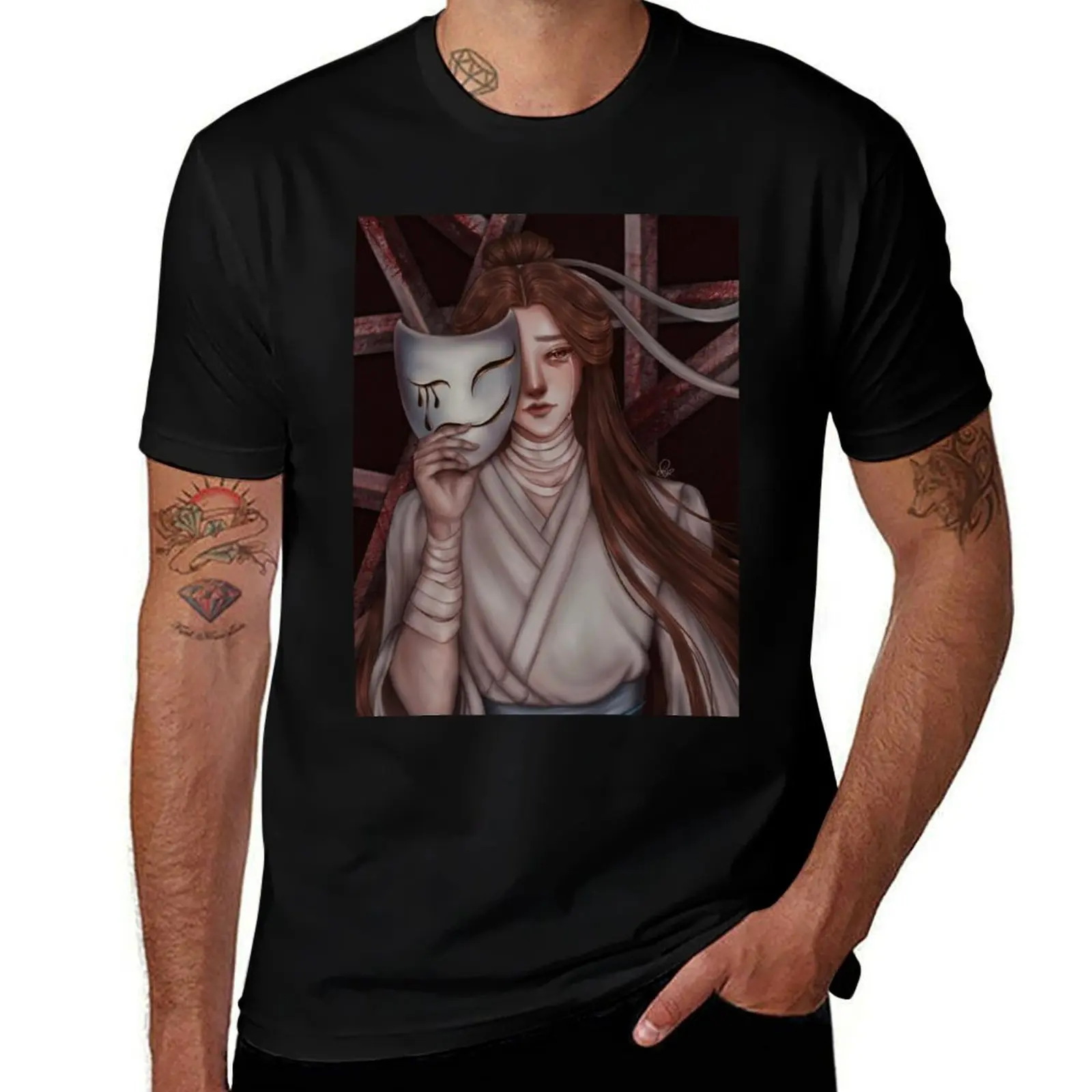 

Xie Lian T-Shirt vintage boys animal print funny meme t-shirts big and tall t shirts for men