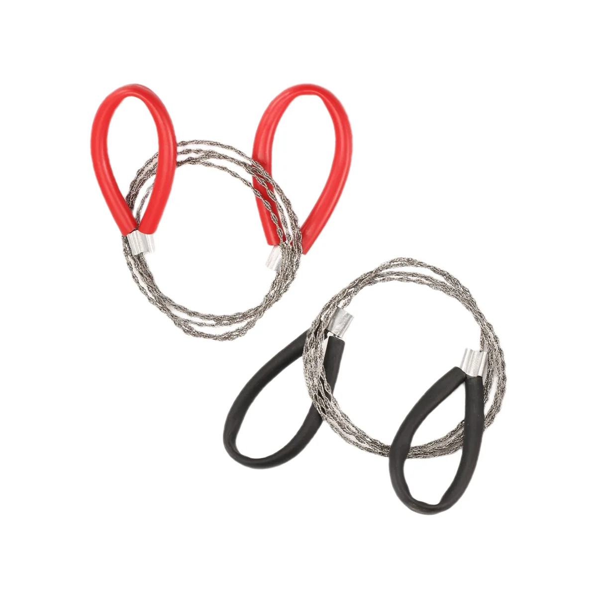 [En stock] 2 uds sierra de Cable de tubo de PVC sierra de alambre de acero inoxidable sierra de cuerda de bolsillo manual sierra de alambre de supervivencia de emergencia corte también