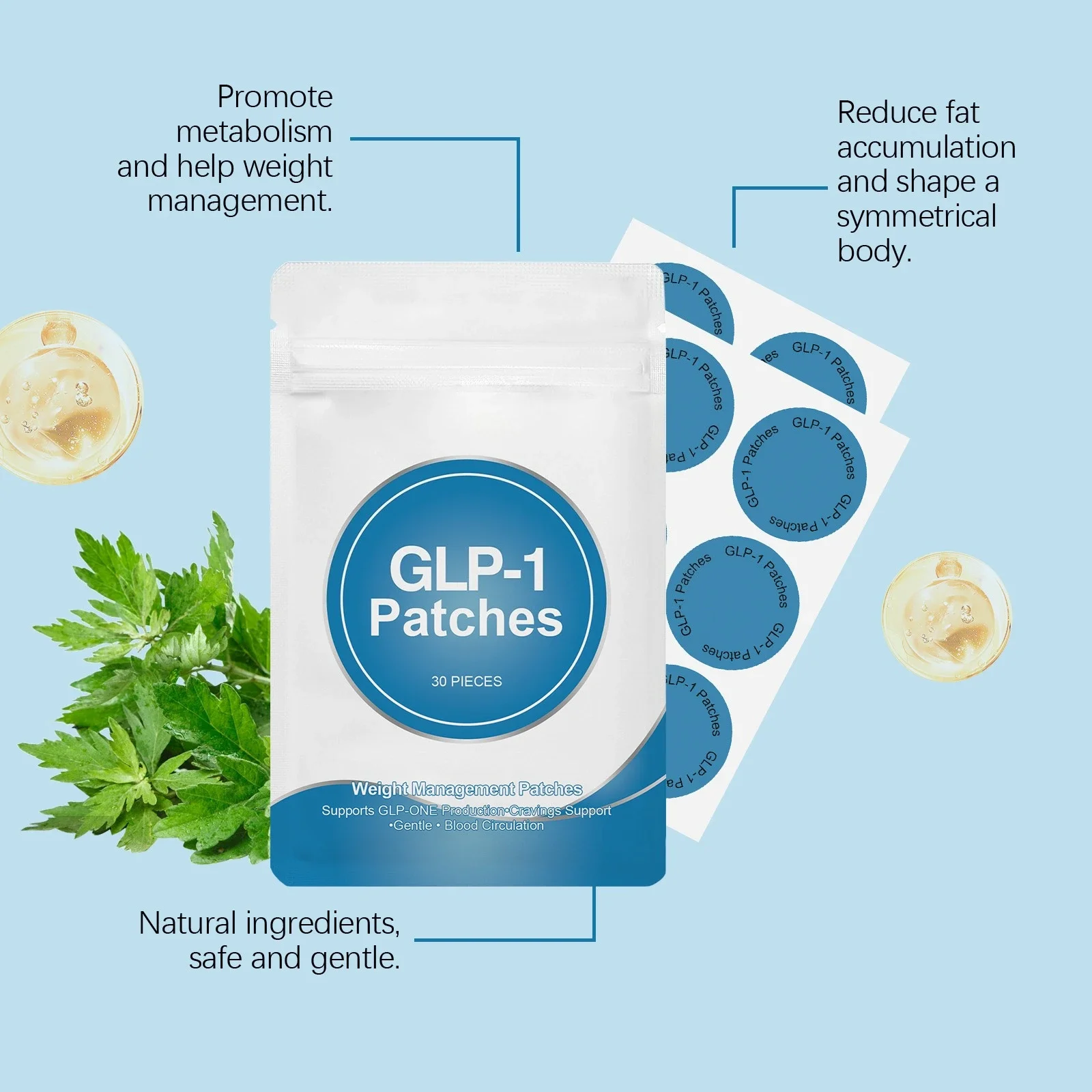 30 Stück 99 % der Beispiele bereichern die körperkontur innerhalb eines Monats