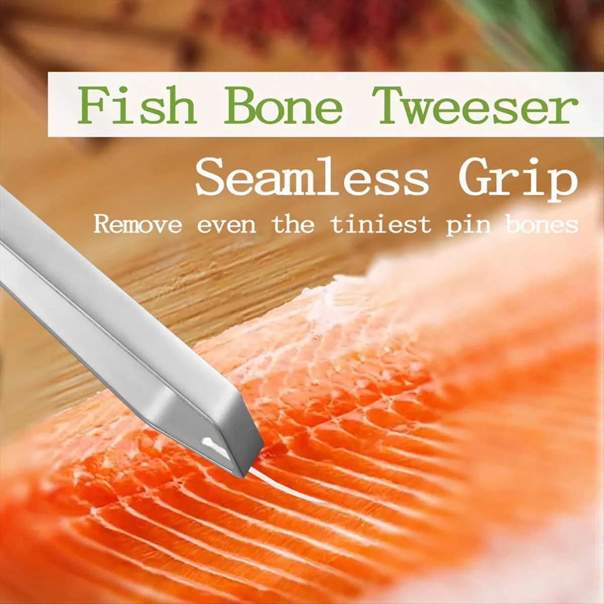 (WSFS) Fish Bone Pliers/Tweezers 304 Food Grade Stainless Steel Deboning Tool Kit for All Kinds of Fish