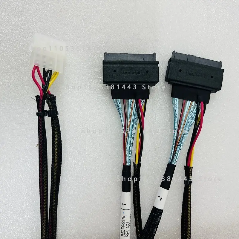 

Original MCIO 8X to 2X8639 80CM MCIO to U.2 cable