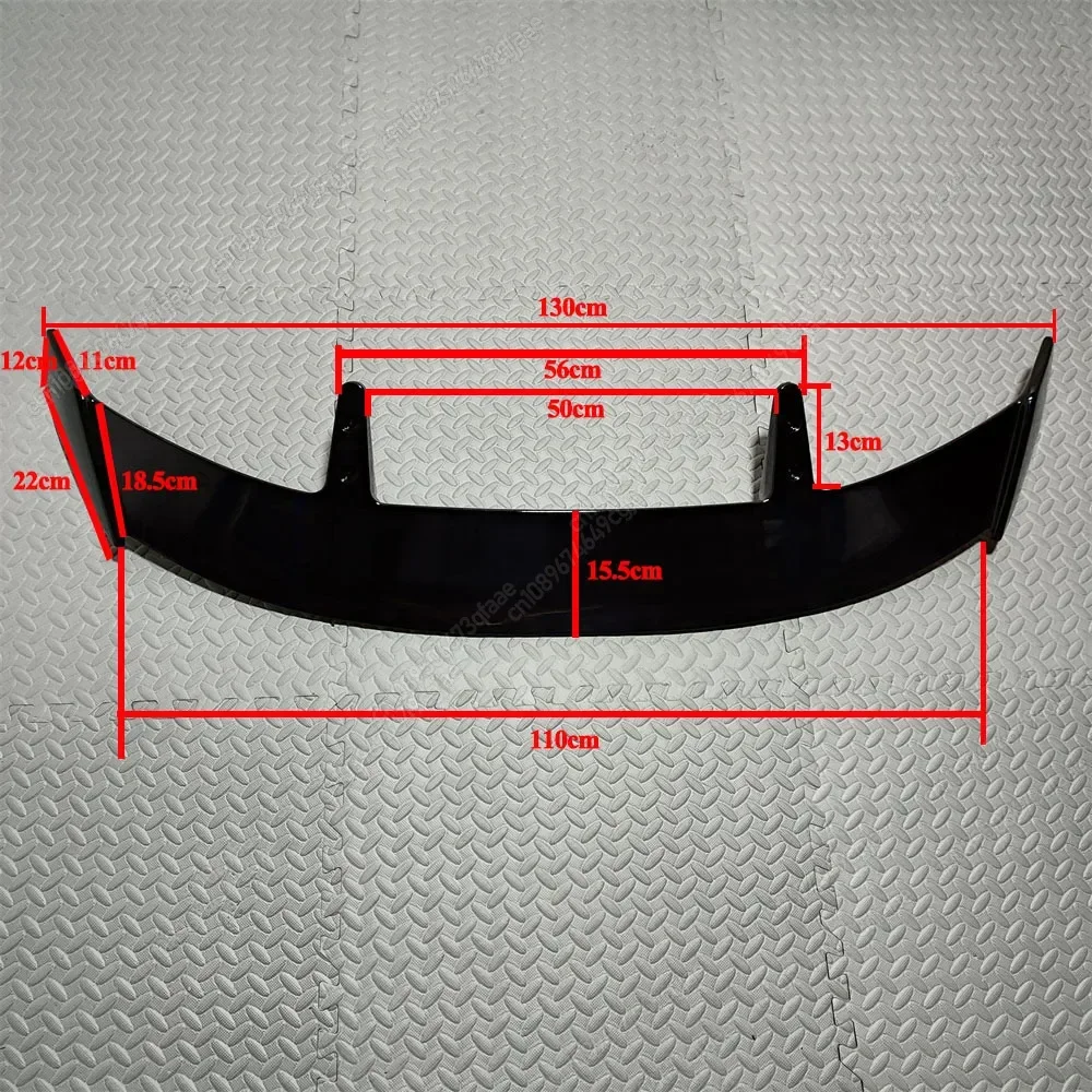 For Seat Ibiza Leon 2009-2021 Hatchback Rear Roof Spoiler Cap Rear Trunk Roof Lip Spoiler Wing Car Rear Lip Cover Bodykit Tuning
