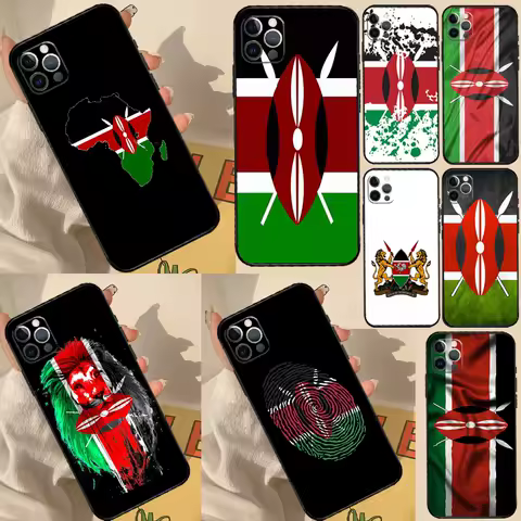 Kenya Flag Phone Case For Samsung Galaxy S25 Ultra S20 S21 S22 S23 S24 Plus S9 S10 S25 FE Back Cover