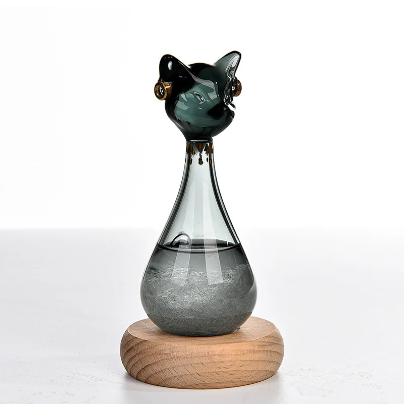 Egyptian Cat Weather Forecast Bottle Storm Bottle Home Living Room Desktop Atmosphere Decoration Graduation Birthday Gift