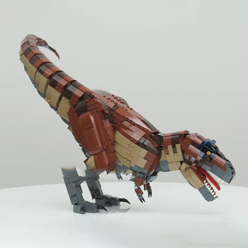 2012 peças figuras colecionáveis moc real t. rex filme famoso modelo criativo blocos de construção brinquedos diy presente para crianças