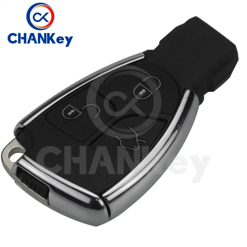 CHANKey pilot z chipem FSK 433MHZ 3 przyciski inteligentny klucz dla Mercedes-Benz B C E ML S CLK CL Vito 639 ostrze