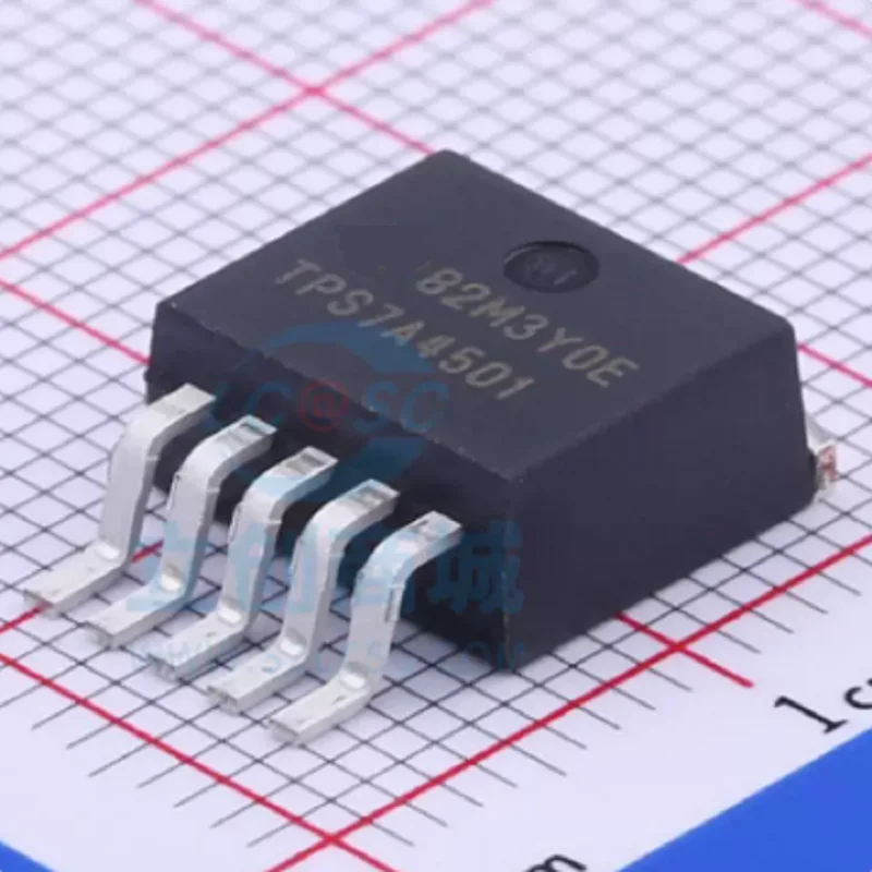 Integrated Circuits (ICs) TPS7A4501KTTR Linear Voltage Regulator IC Positive Adjustable 1 Output 1.5A TO-263 (DDPAK-5)