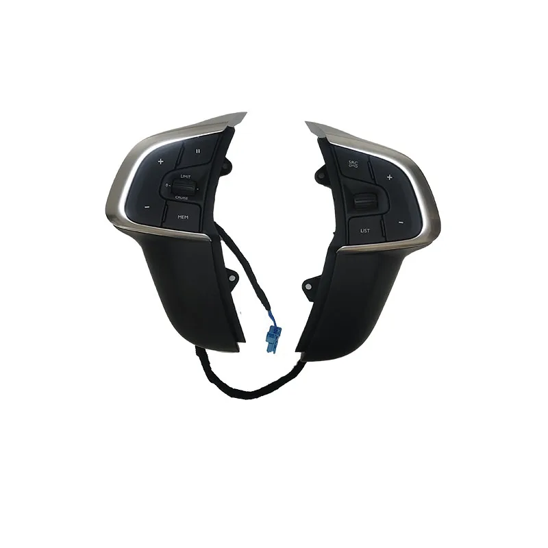 

Black For Citroen C4L DS4 2013-2016 Auto Parts Cruise Control Buttons Car Steering Wheel Phone Volume Control Switch