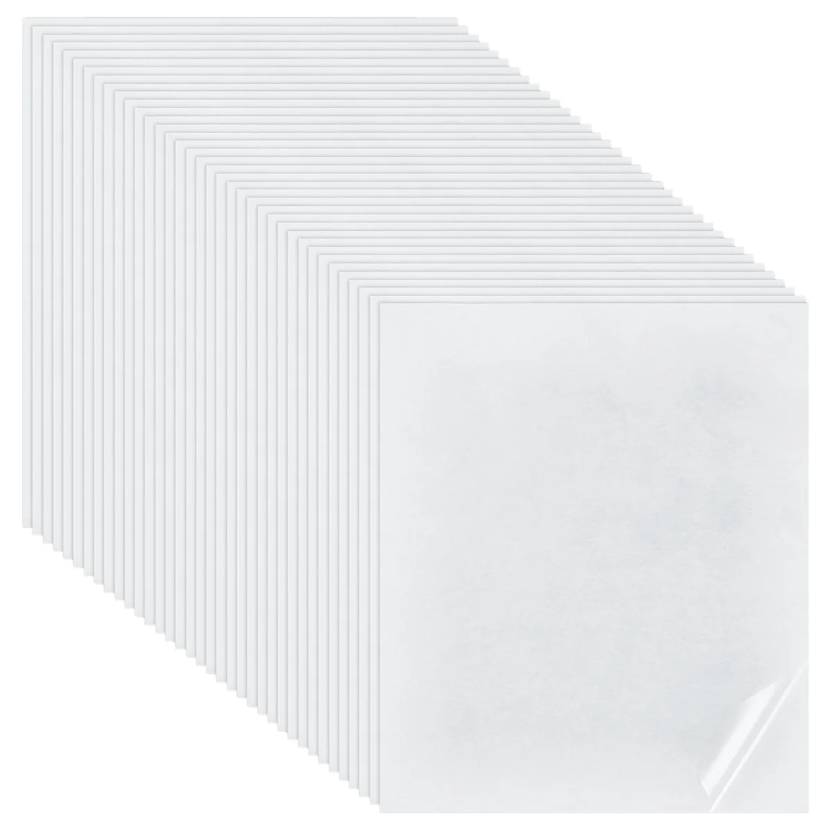 2025+ 36 PCS Iron on Double Sided Adhesive Sheets 9.8x11 Inch Hot Melt Adhesive Film Patch Magic Fabric Repair Iron-on Patch