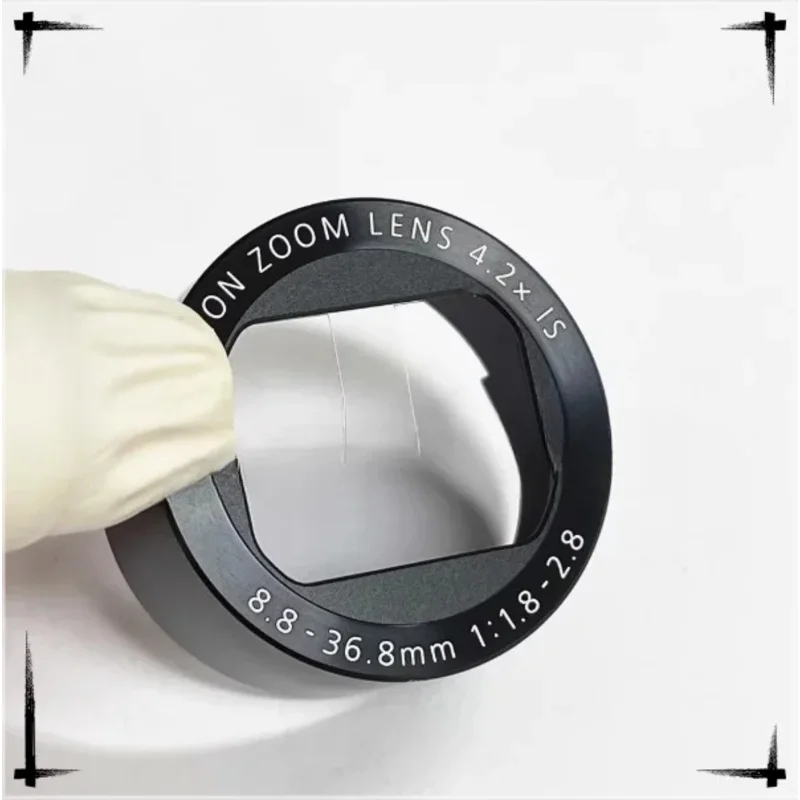

New camera repair accessories for Canon G7X, G7X2, G7X3, and G9X lens front tube Ring parameters pressure ring