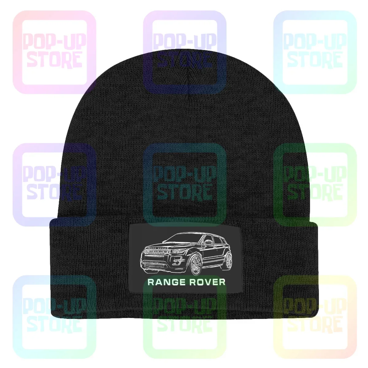 Autotee Range Rover Father'S Mother'S Day Knitted Beanie Hat Beanies Cap Design Premium Comfortable