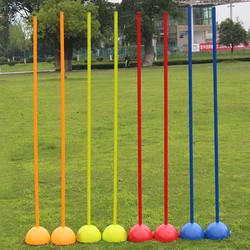 Barra de fútbol con Base de inyección de agua, equipo de entrenamiento, marcador de obstáculos, barra de alta calidad, logotipo de bandera, nuevo