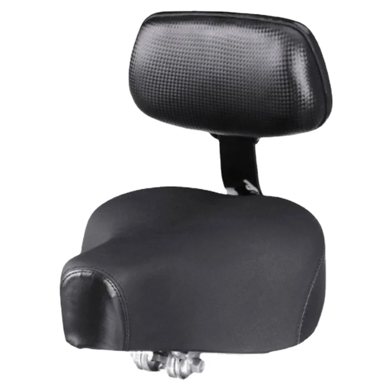 Cycling Parts Big Bum Bicycle Saddle Comfortable Soft Electric Scooter Seat Cushion with Backrest Universal Bike Seat Cover