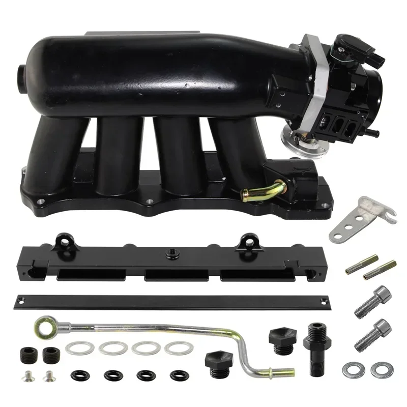 Intake Manifold +High Volume Fuel Rail Kit +70MM throttle body+TPS For Honda Civic 2006-2011 Acura TSX K20Z3 2004-2008 K24A2