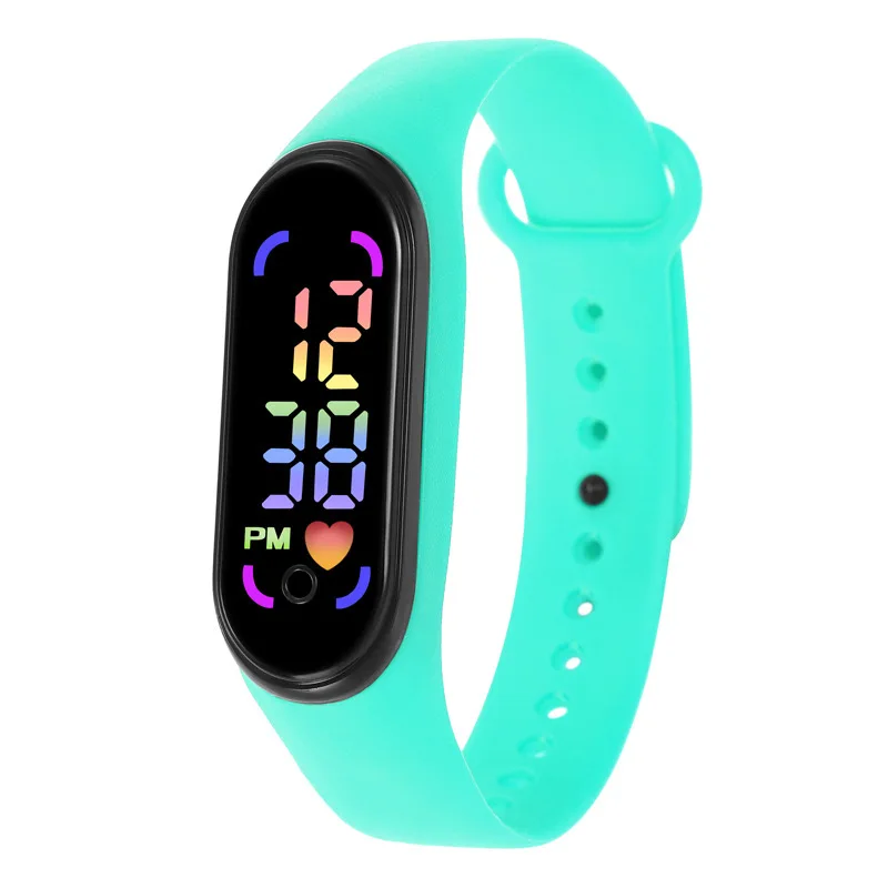 2025New ساعة رياضية الرجال معصمه النساء LED عرض الرياضة في الهواء الطلق اللياقة البدنية ساعة معصمه ل Xiaomi 9 mi 8 Redmi 10 متعدد الألوان
