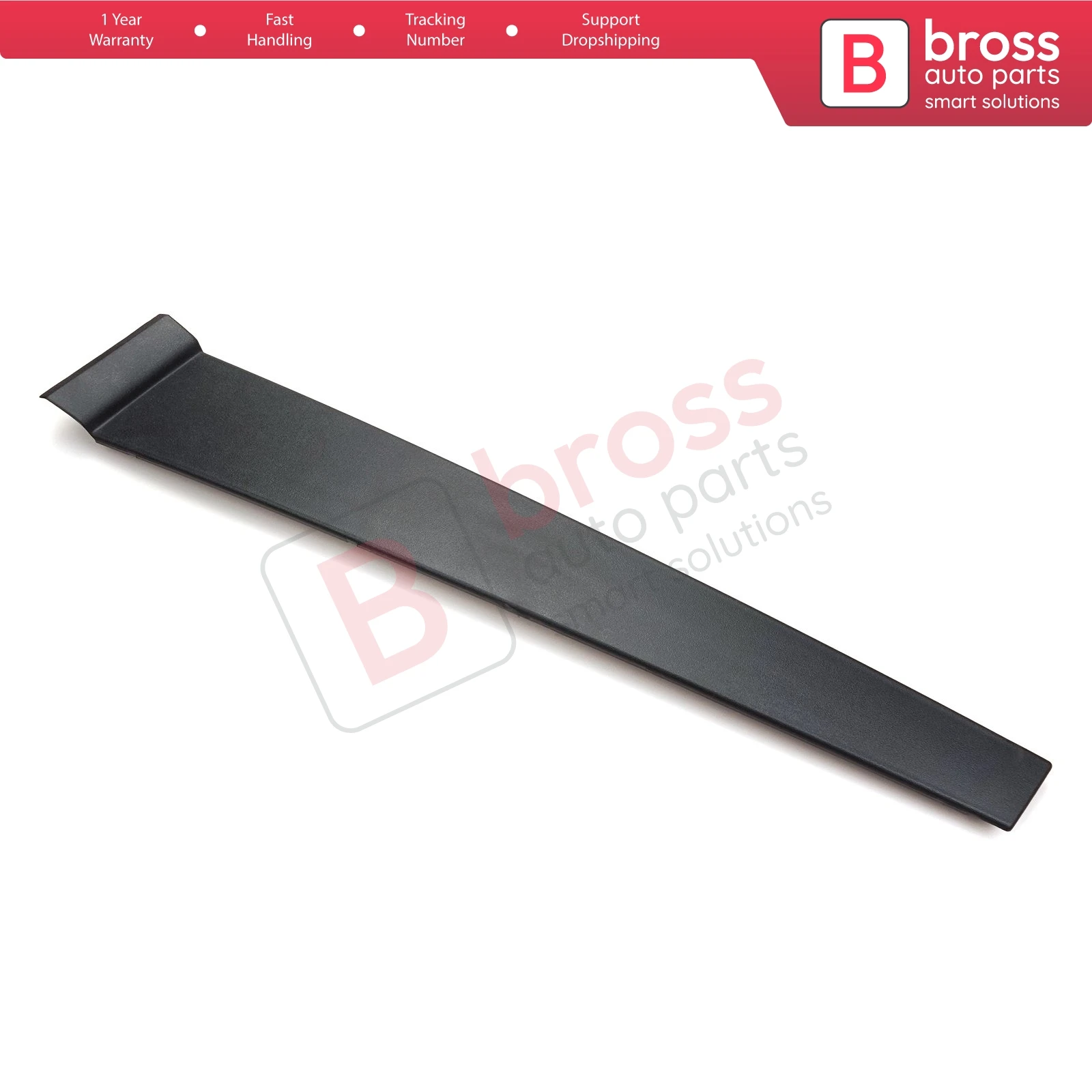 Bross BDP870 Front Right Door Pillar Frame Trim Moulding 2S61A20898AM 1473673 With Sponge Snap Ring Clips for Ford Fiesta MK5