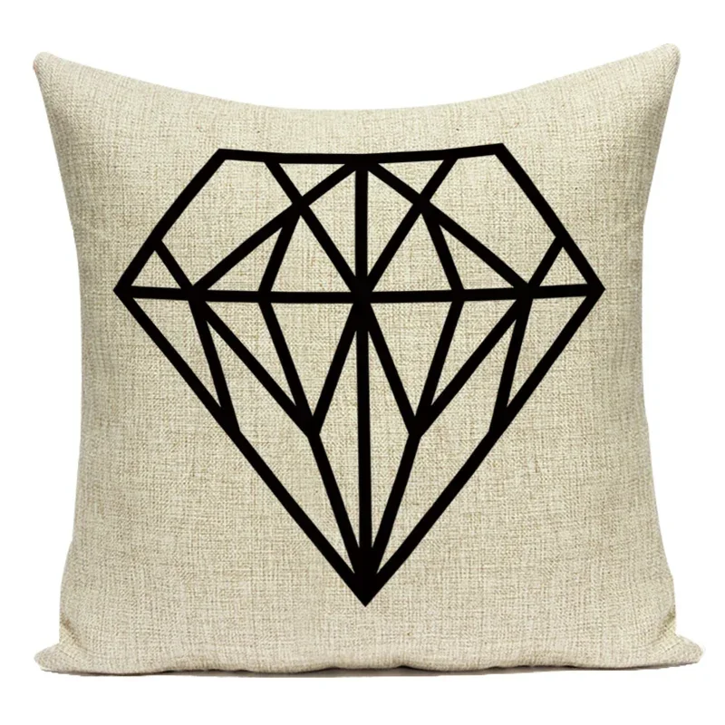 Nordic Geometric Animal Letters Pillow Case Decoration Throw Pillows Square Cushion Cover Bed Sofa Seat Home Decor Pillow Cover