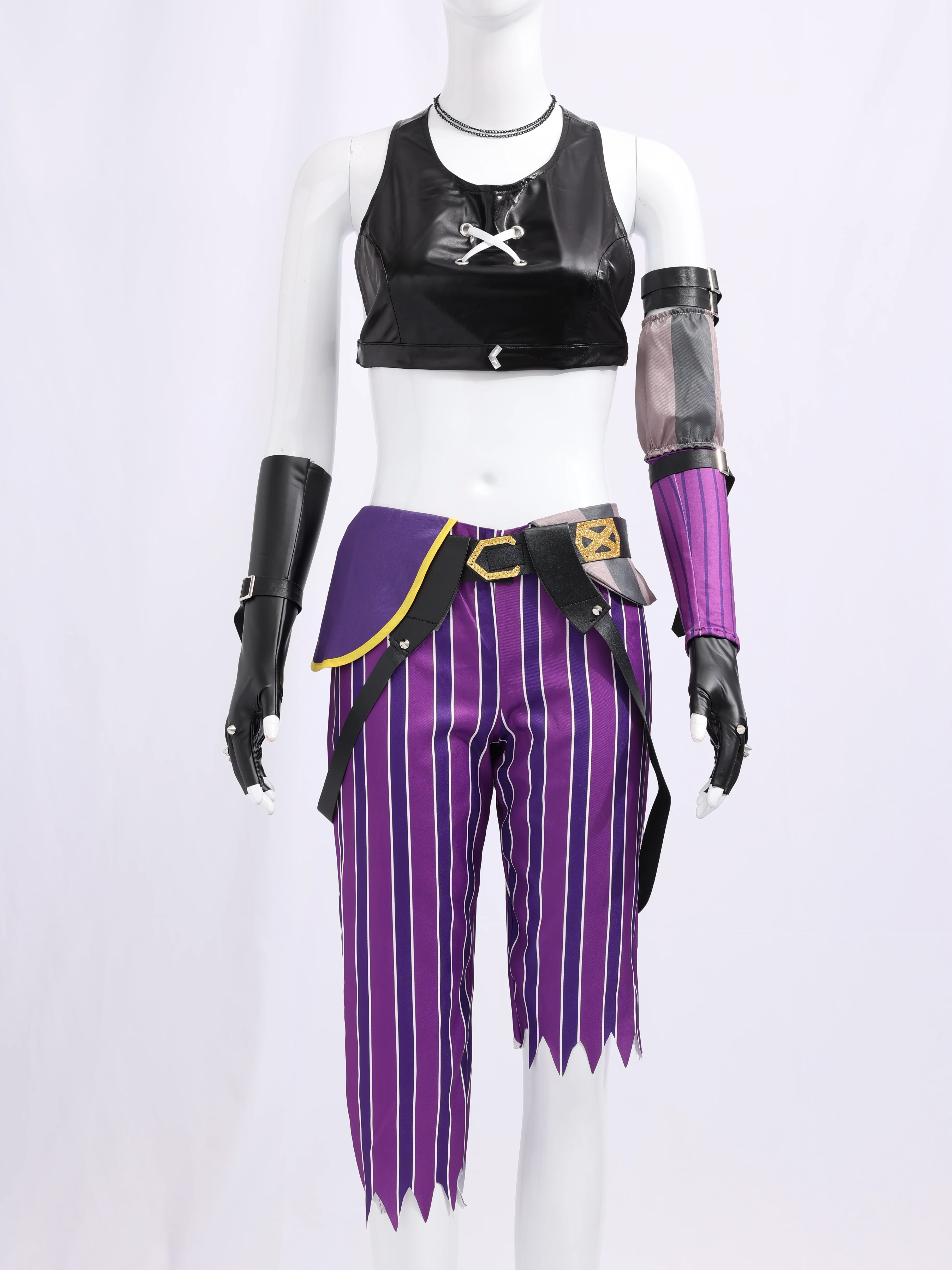 Game Arcane Jinx Cosplay Costume The Loose Cannon Anime Jinx Boots Costume Halloween Carnival Party Uniform Crit Loli Wigs Shoes