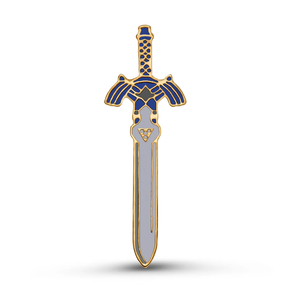 The-Legend-Of -Zelda Enamel Pin New Game Same Sword Brooch Backpack Hat Badge for Girls Boys Collection Jewelry Gift