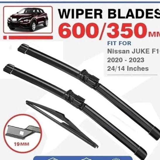 

Suitable for Nissan Juke F16 2019-2023 24+14+12 front and rear wipers