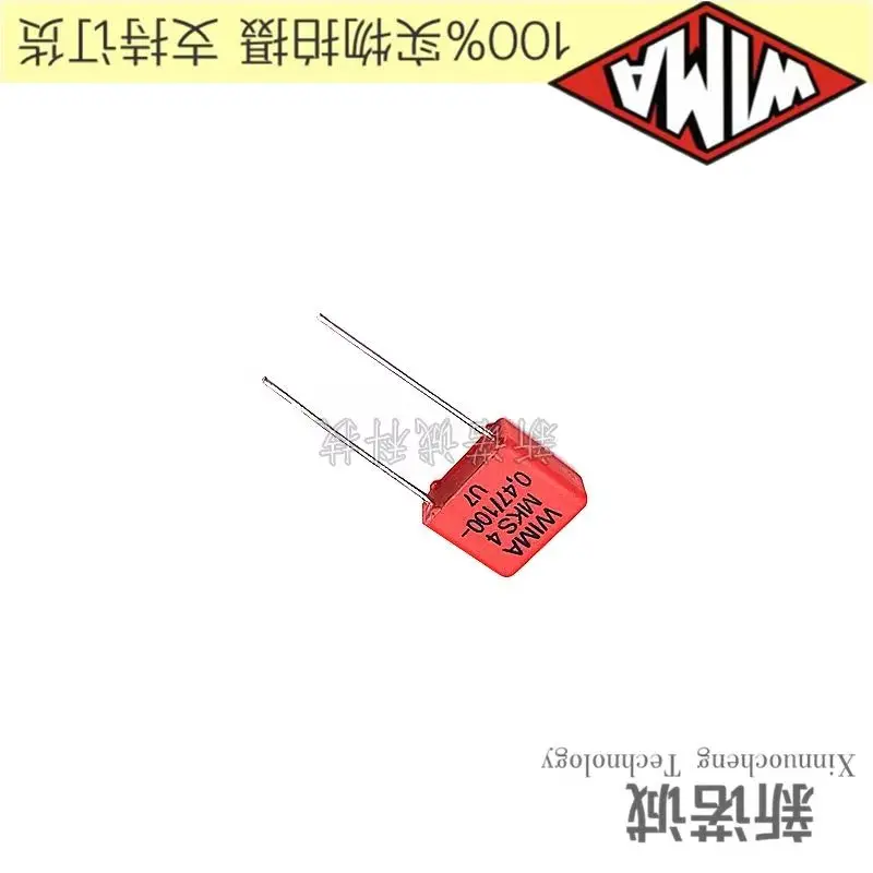 

5PCS/10PCS/30PCS/Lot WIMA MKS4 0.47UF 100V 100v0.47UF foil film capacitor 100V470nF 470NF 100V474 474 Foot distance 7.5MM