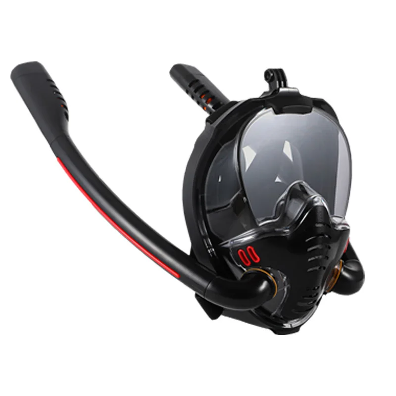 

Anti-fog Diving Mask for Adults Free Diving Mask and Snorkel Set Freediving Double Tube scuba Diving Mask
