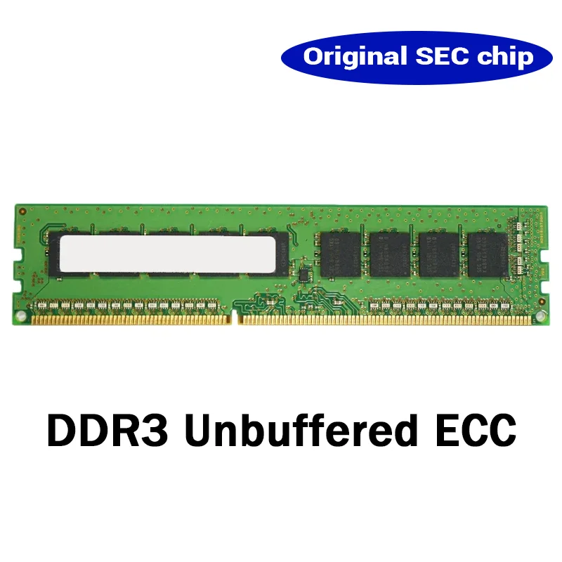 SEC chip 8GB 4GB Unbuffered ECC DDR3 PC3 PC3L 14900E 12800E 10600E 1600MHZ 1333Mhz 1866Mhz Server Desktop Memory RAM