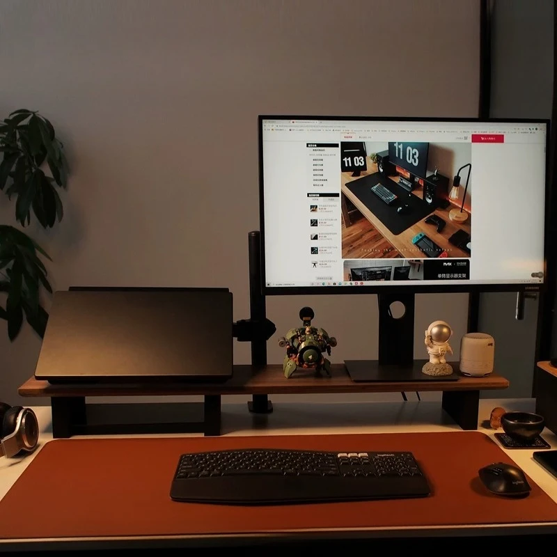 Ergonomic Adjustable Notebook Riser Desktop Elevation Stand Hollow Support Bracket Computer Screen Base Holder for Office