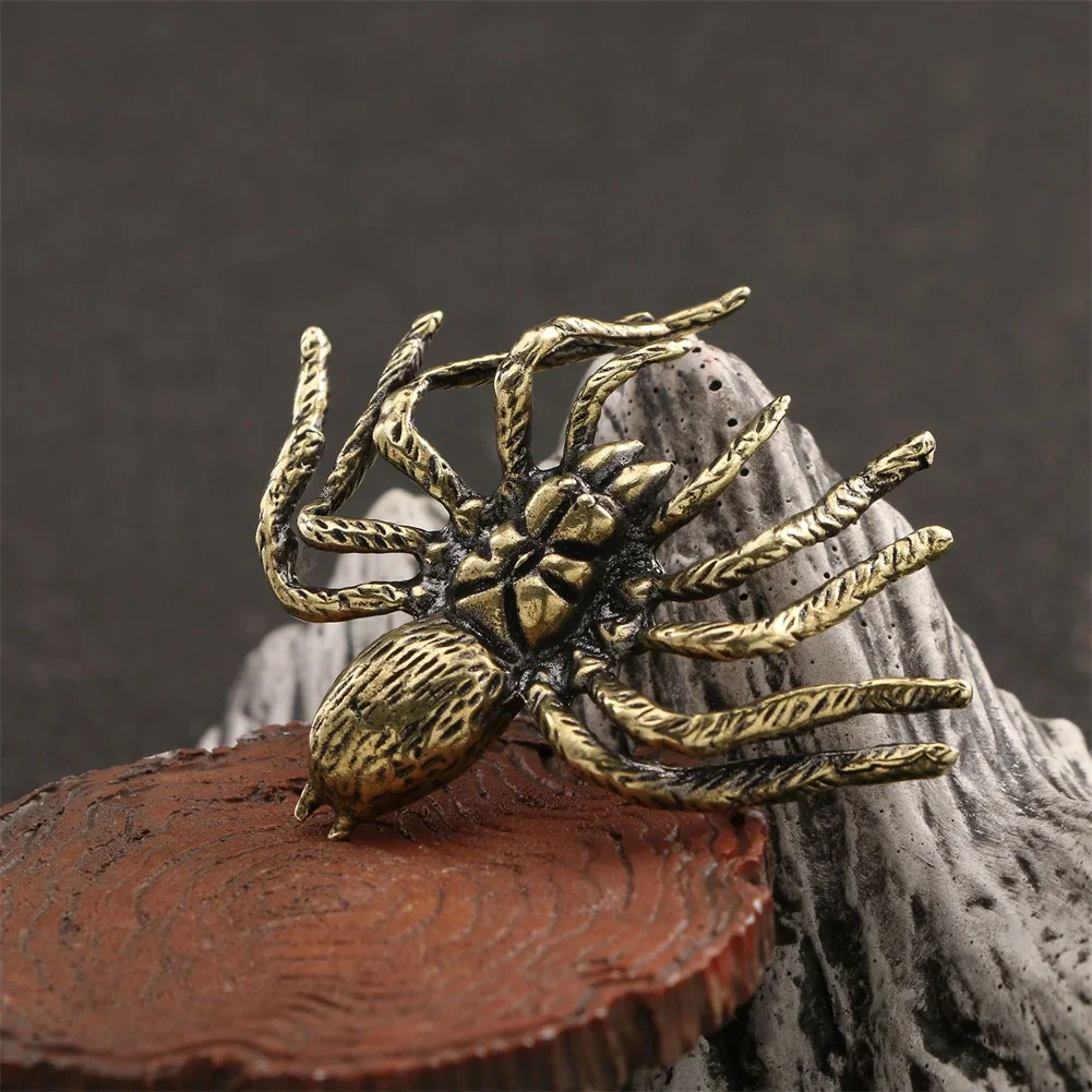 Figurines Spider 6.5x4.6cm Thoughtful Valentine\'s Day Anniversary Bedroom Birthday Bookshelves Brass Collectible