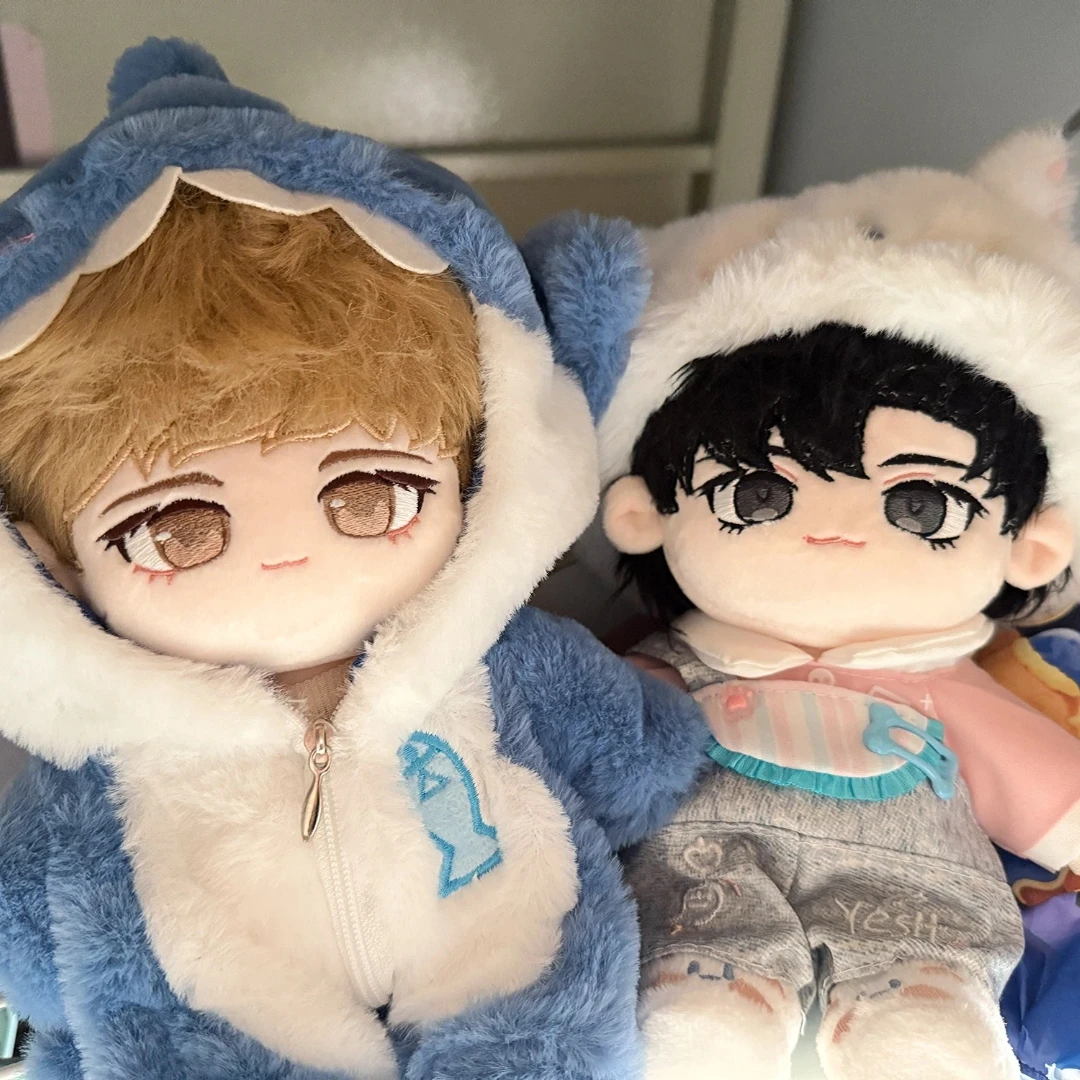 

20cm BL Korean Manhwa The Man Who Gets Married Lee Geon Lim Woo-yeon Figures Cosplay Dress-up Cotton Doll Toys Gifts for Friend