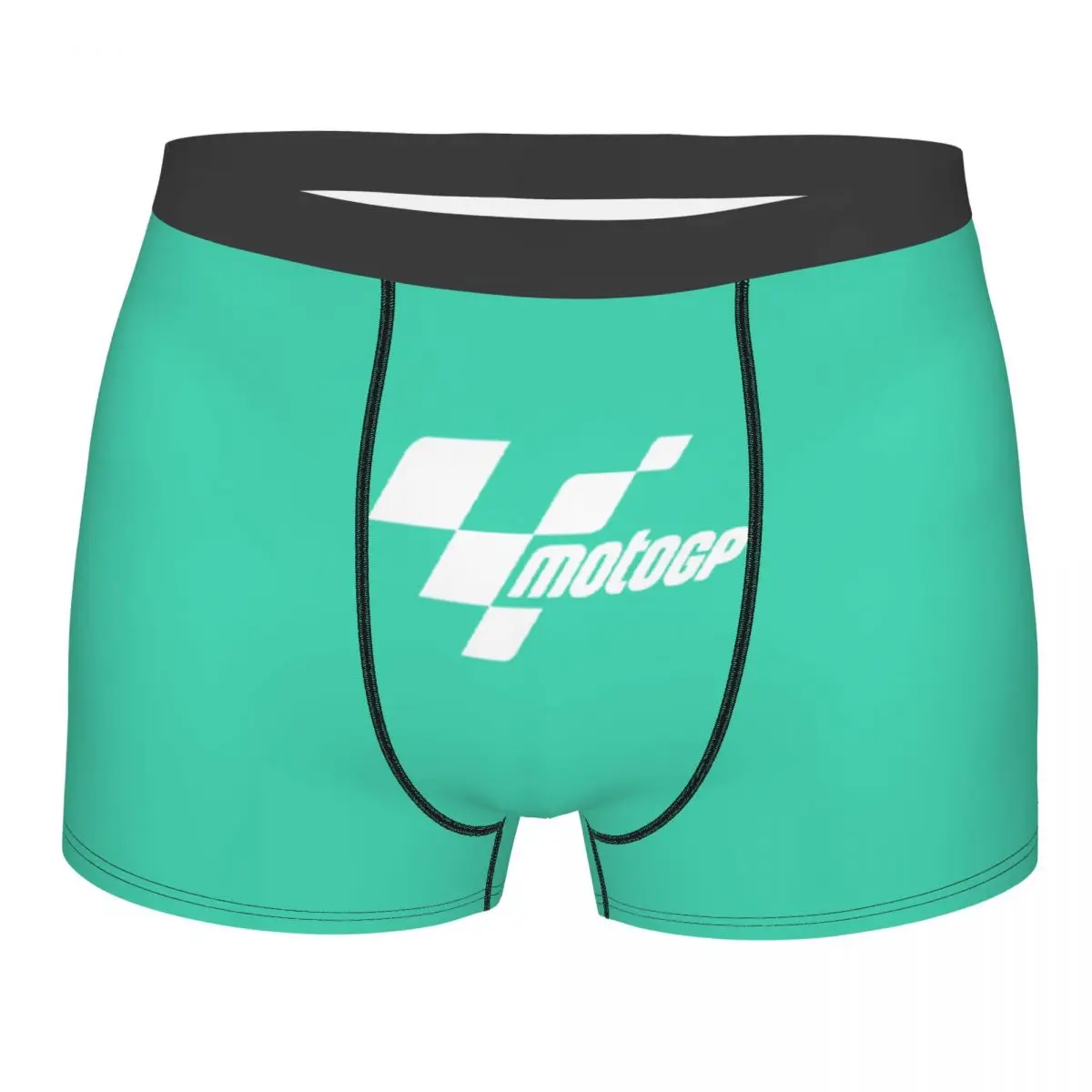 Custom Novelty Motorsport Motor Sport Car Racing Boxers Shorts Panties Men's Underpants Stretch Briefs Underwear