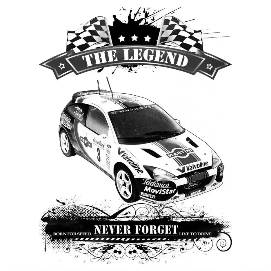 Classic American Car Fans Focus Classic Vintage Cars New Cotton Short-Sleeve T-Shirt Retro 100% Cotton Print Tee Cool Tops