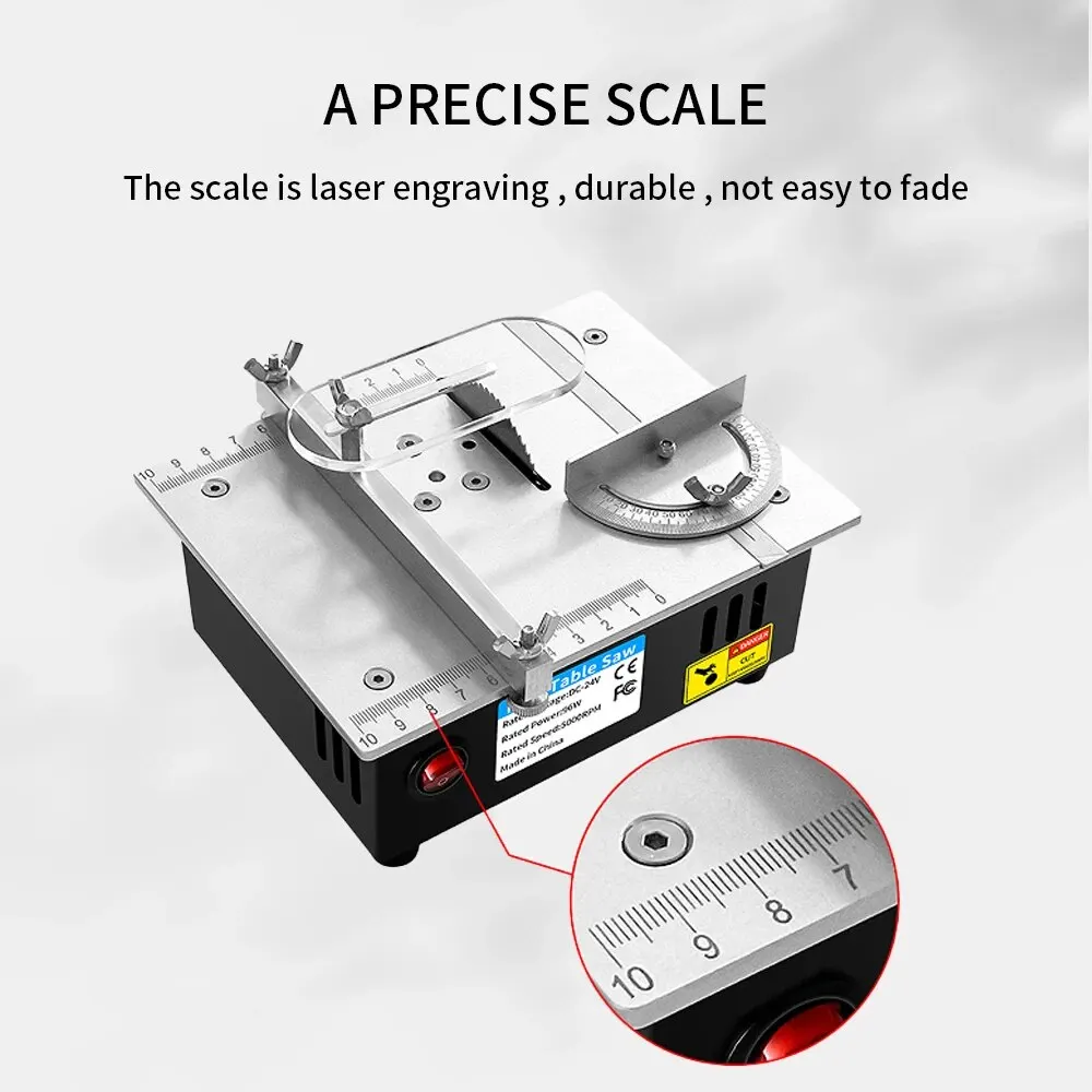 Mini Multifunctional Table Saw Electric Desktop Saws Small Household DIY Cutting Tool Woodworking Bench Lathe Cutter Machine