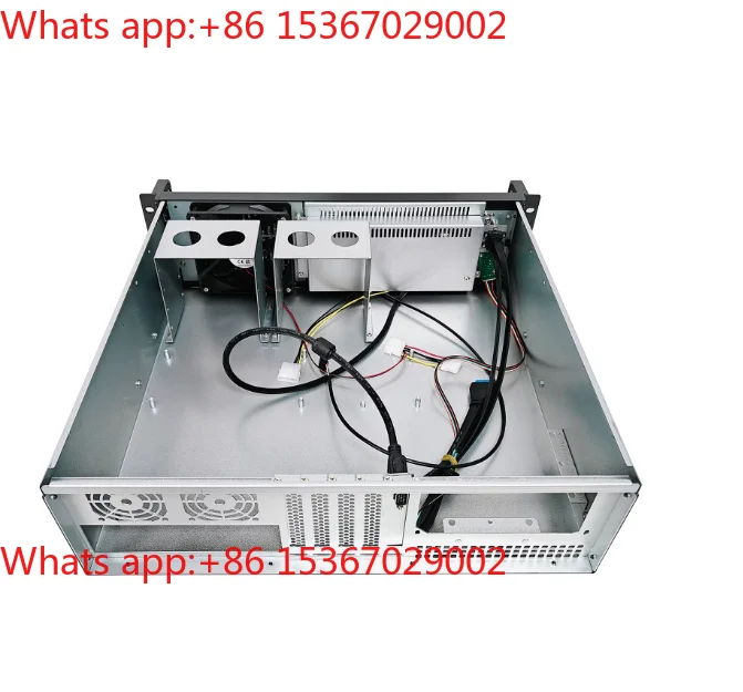 3U chassis with 8.9 inch touch display integrated equipment ATX main board multi-disk industrial computer server