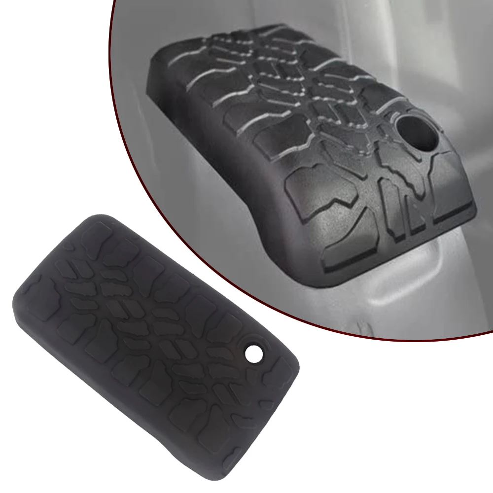 

Center Console Armrest Box Pad Cover Protector For Jeep Wrangler TJ 2001-2006 JL 2018-2023 Rubber Black Car Interior Accessories