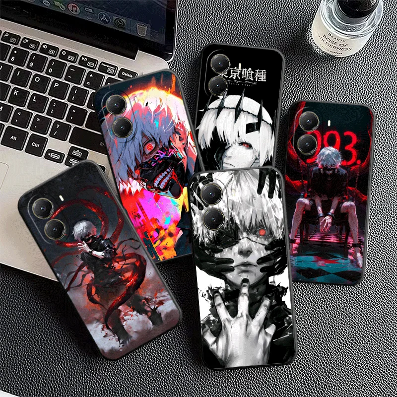 Funda de teléfono suave G-Ghouls Kaneki Ken para Xiaomi Poco X7 X8 Pro Max X5 X6 X3 F8 F7 Ultra M8 M7 M6 M5 Redmi 15 15C 14C 13C 12C Shel
