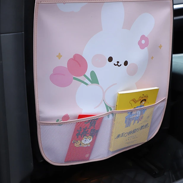 1PC Anti-Kind-Kick Pad Auto Sitz Zurück Abdeckung Schutz für Kinder Cartoon Auto Anti Kick Matte mit Tasche Wasserdichte Anti Kick Pad – Detail 5