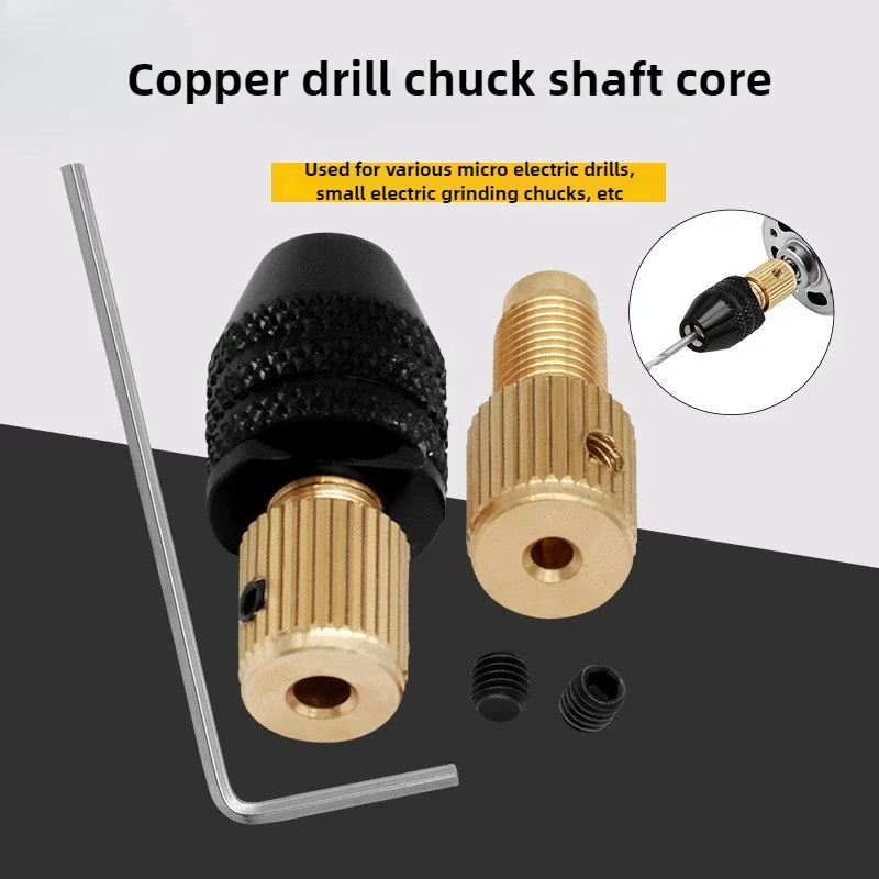 Mandril de cartucho de abrazadera eléctrica de 0,5-3,2mm, grabador de cambio, Mini accesorio de portabrocas, eje de pinza de taladro de Motor rápido