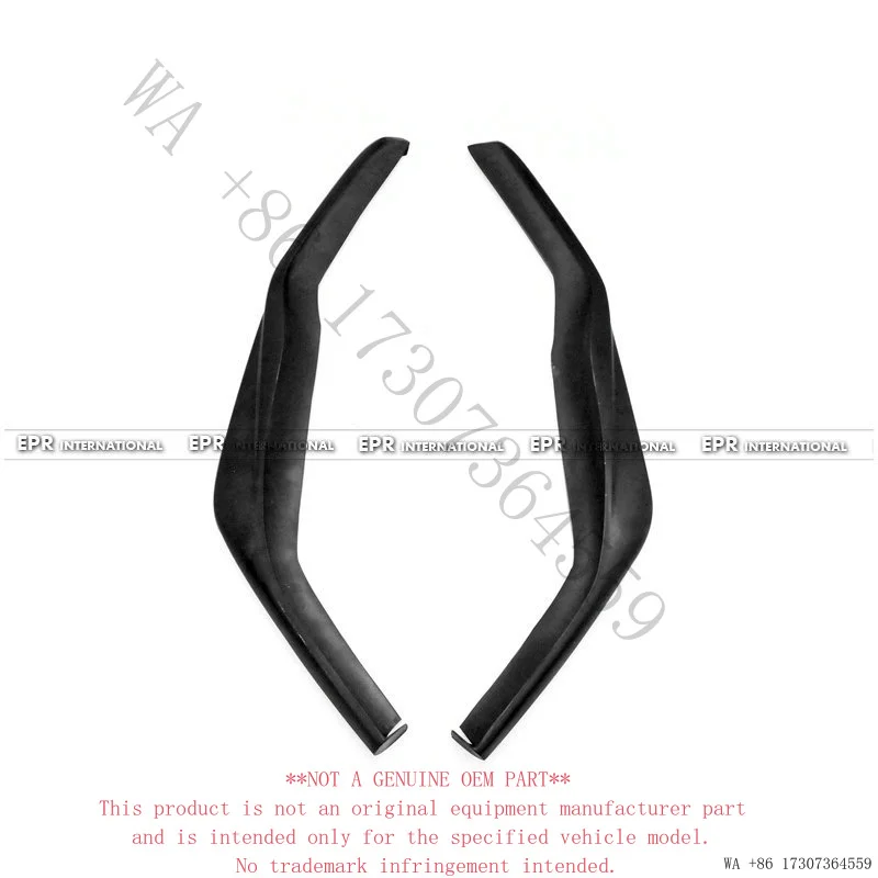 Suitable for 2015-2016 Lexus RC350 Modified Carbon Fiber Front Lip Splitter, Two-Piece Front Spoiler