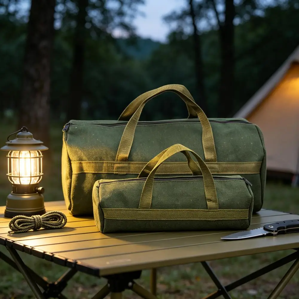 Multi-functional Electrician Tool Bag Portable Handheld Canvas Storage Pouch Large Small Size Utility Organizer