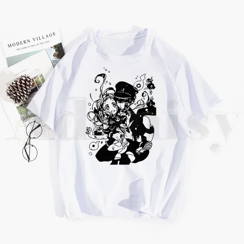 

Kawaii японское аниме унитаз Hanako Kun футболка хип-хоп девушка топ футболки Harajuku футболки мужские модные летние футболки