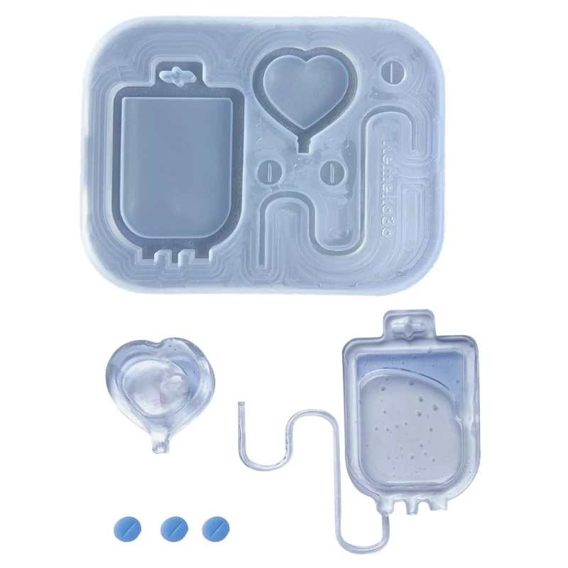 

Silicone Mold Shaker Molds Nurse Theme Crystal Epoxy Resin Mold DIY Jewelry Pendant Craft Casting Tools