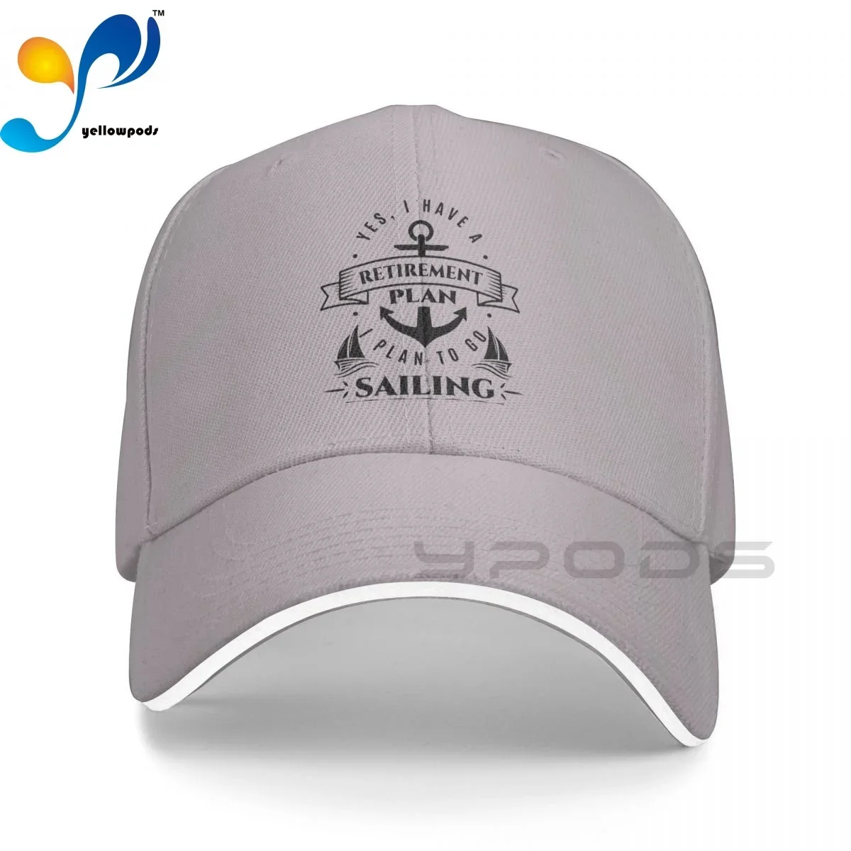 

Yes I Have A Retirement Plan To Go Sailing Baseball Hat Unisex Adjustable Baseball Caps Hats for Men and Women