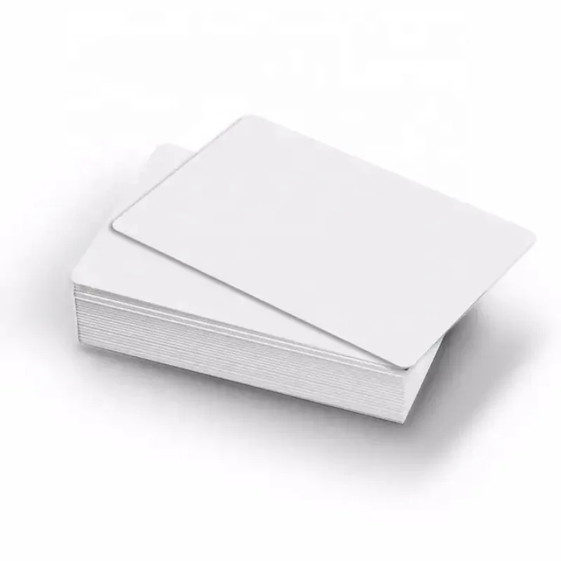 100pcs custom OTPS Printable 13.56Mhz NFC Blank PVC Card RFID N213 N215 N216 Card Custom White Smart Rewritable