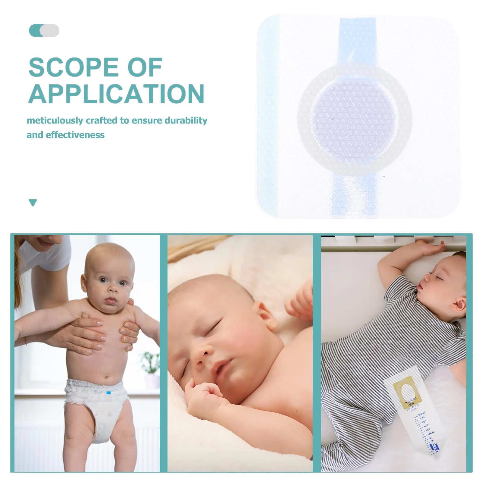 

5pcs Baby Navel Patch Newborn Umbilical Hernia Support Waterproof Stomach Cover Comfort Fit Lightweight Infant Tummy Protector